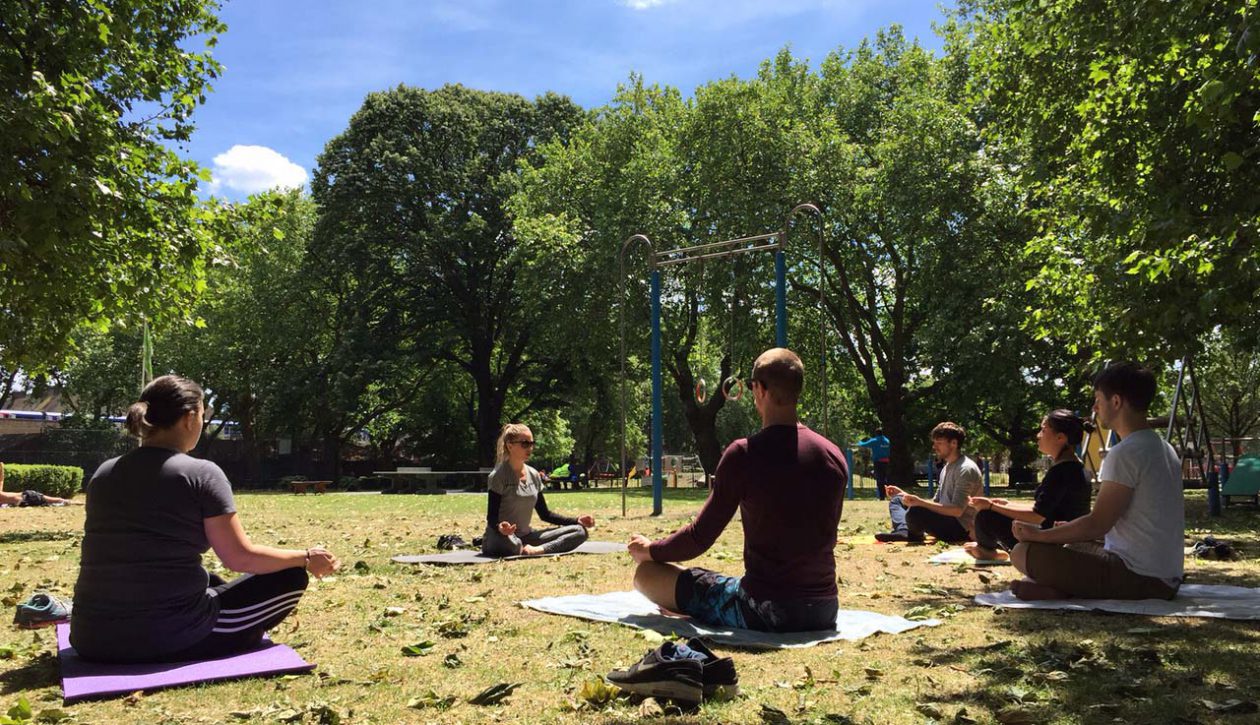 Stride's Yoga in the Park