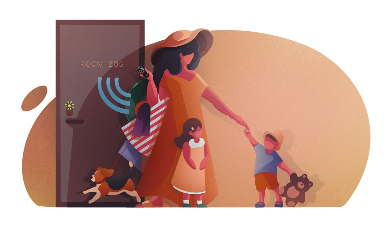 3. Self-check-in through apps and keyless entry to rooms would reduce incidence of contact.