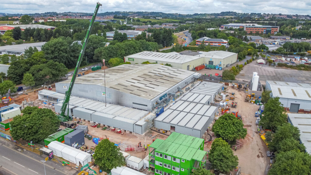 Exeter Nightingale_Aerial construction