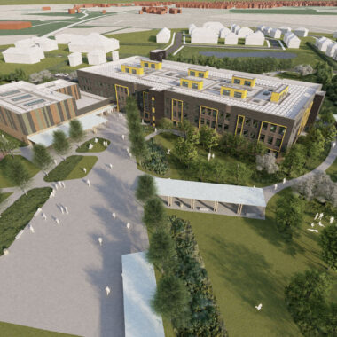 CGI_Chilmington_Aerial View from South West