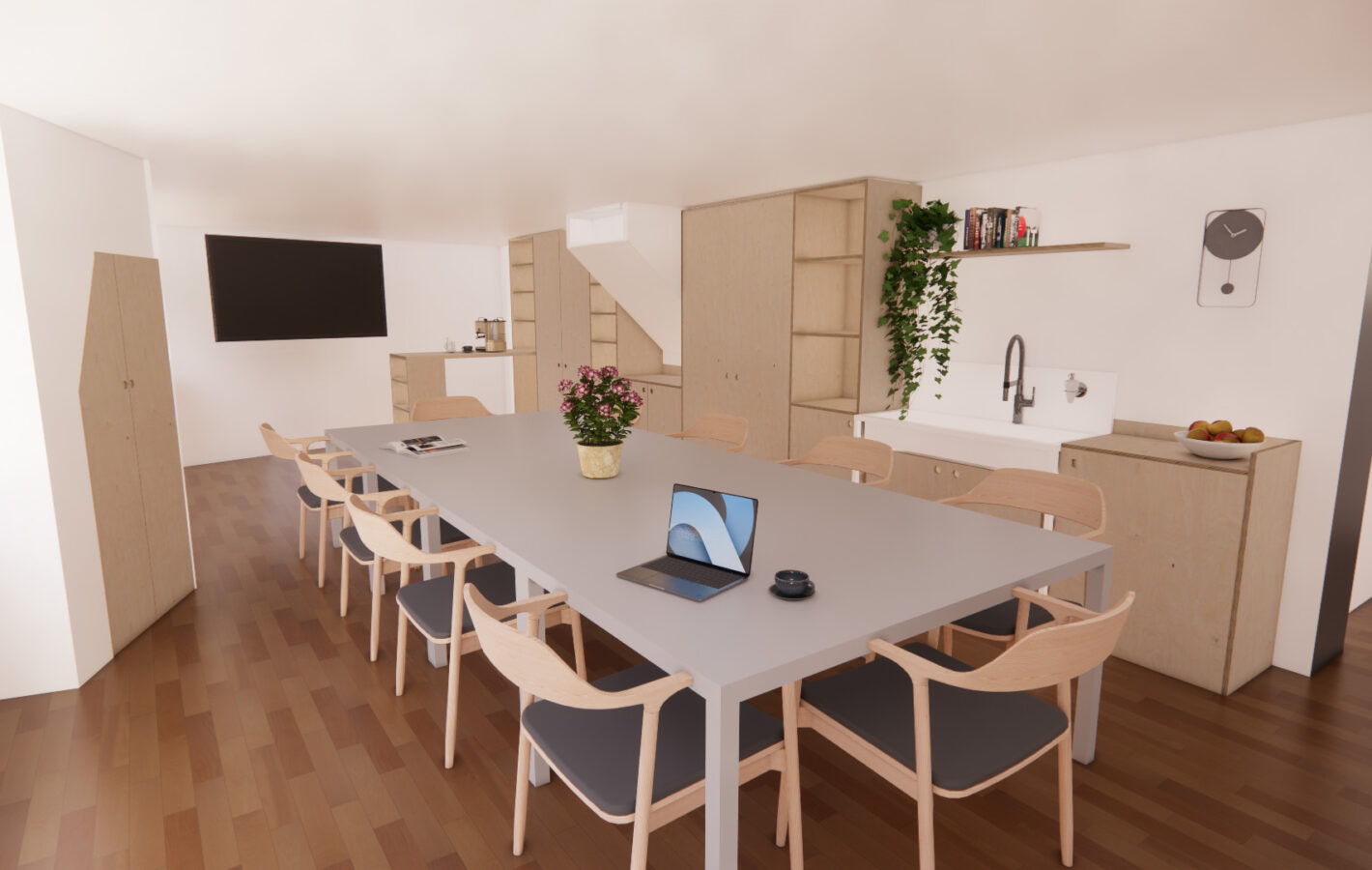 Communal play and learning area