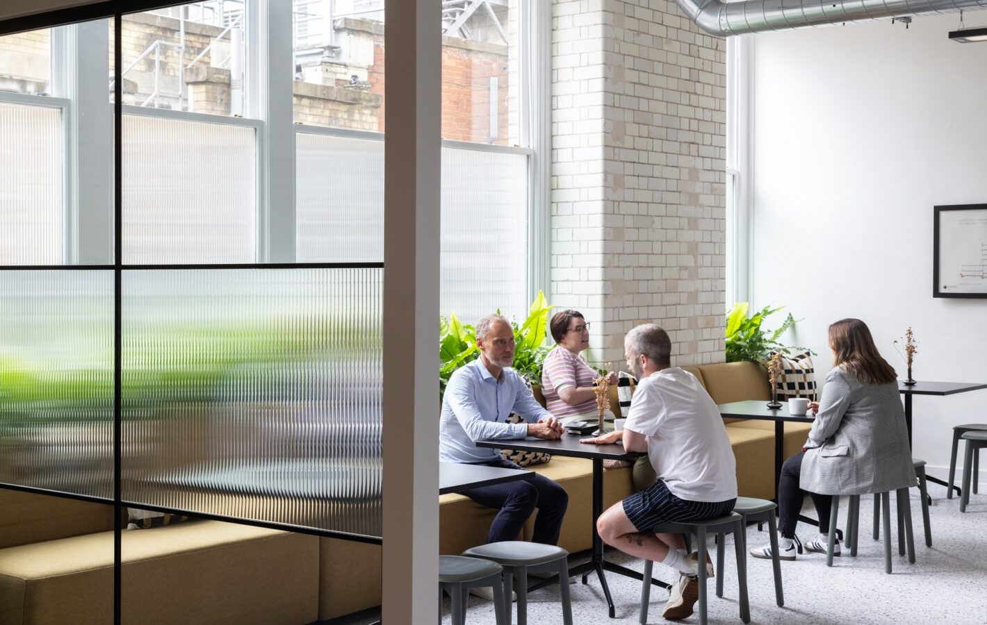 Andrew Mercer and Toni Riddiford in conversation with occupier, The Crown Estate.